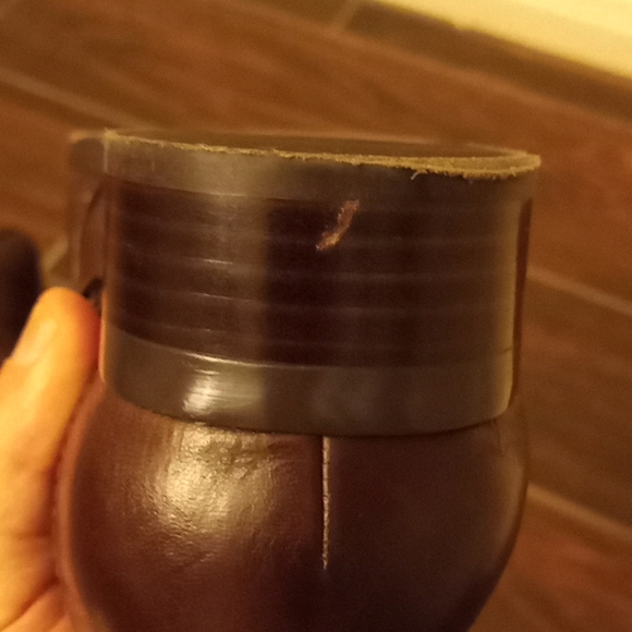 NATURALIZER Royal brown leather bootie sz 8 wide - Picture 14 of 15